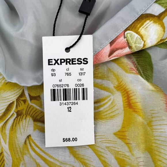 EXPRESS Floral Ruffle Skirt - Picture 10 of 12